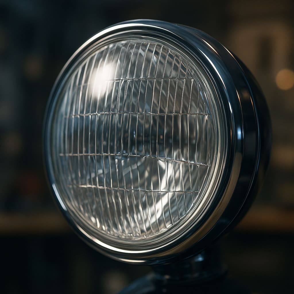 Restaurierter Scheinwerfer