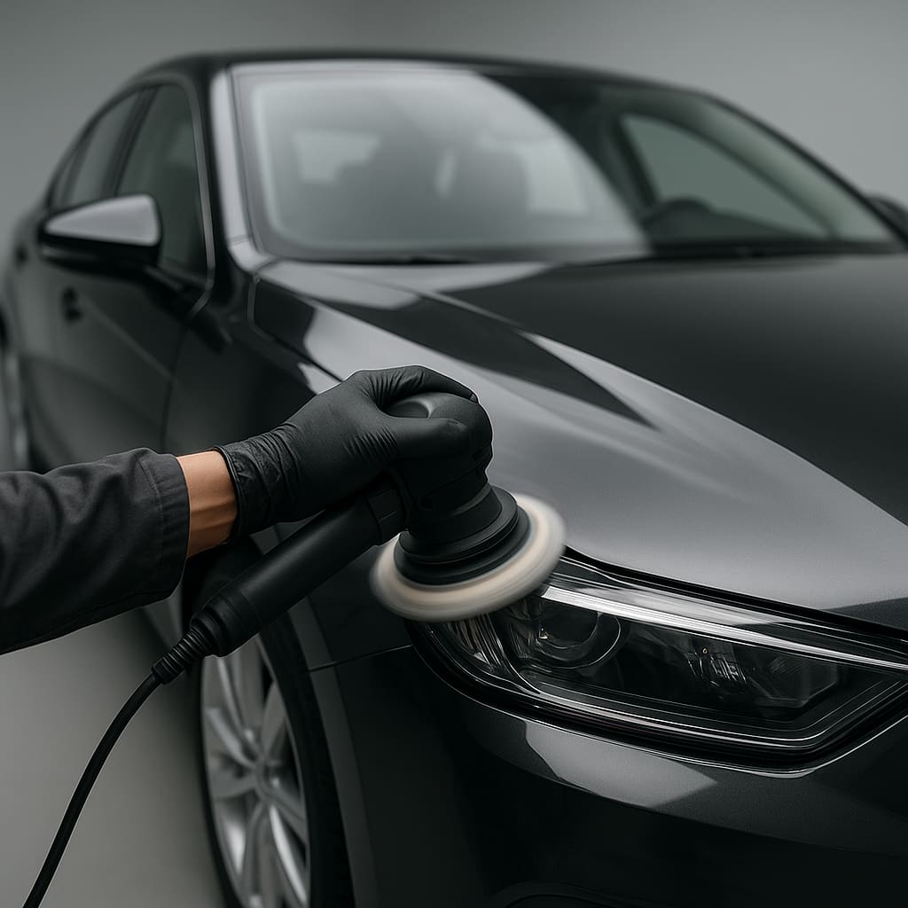 Professionelle Autoaufbereitung im Studio